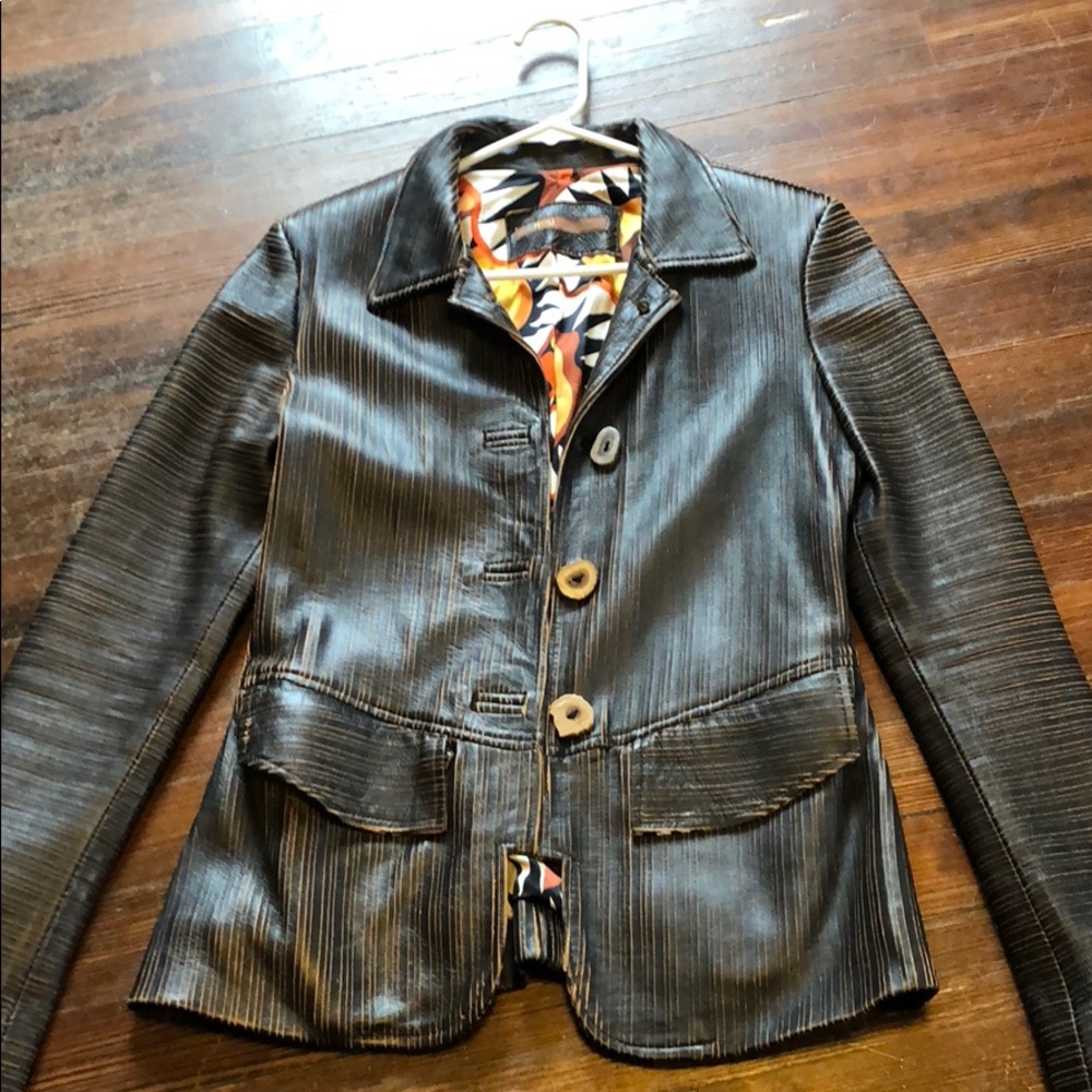 100% genuine Leather coat